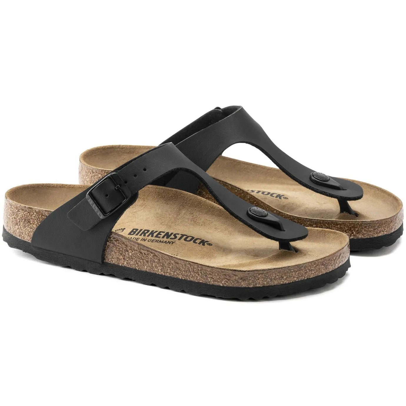 Birkenstock Thong Sandals<Gizeh Black