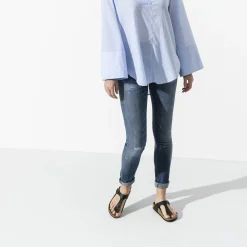Birkenstock Thong Sandals<Gizeh Black