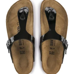 Birkenstock Thong Sandals<Gizeh Black Patent