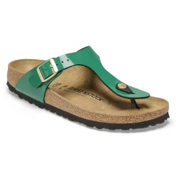 Birkenstock Thong Sandals<Gizeh Patent Digital Green