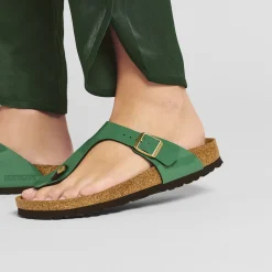 Birkenstock Thong Sandals<Gizeh Patent Digital Green