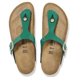 Birkenstock Thong Sandals<Gizeh Patent Digital Green
