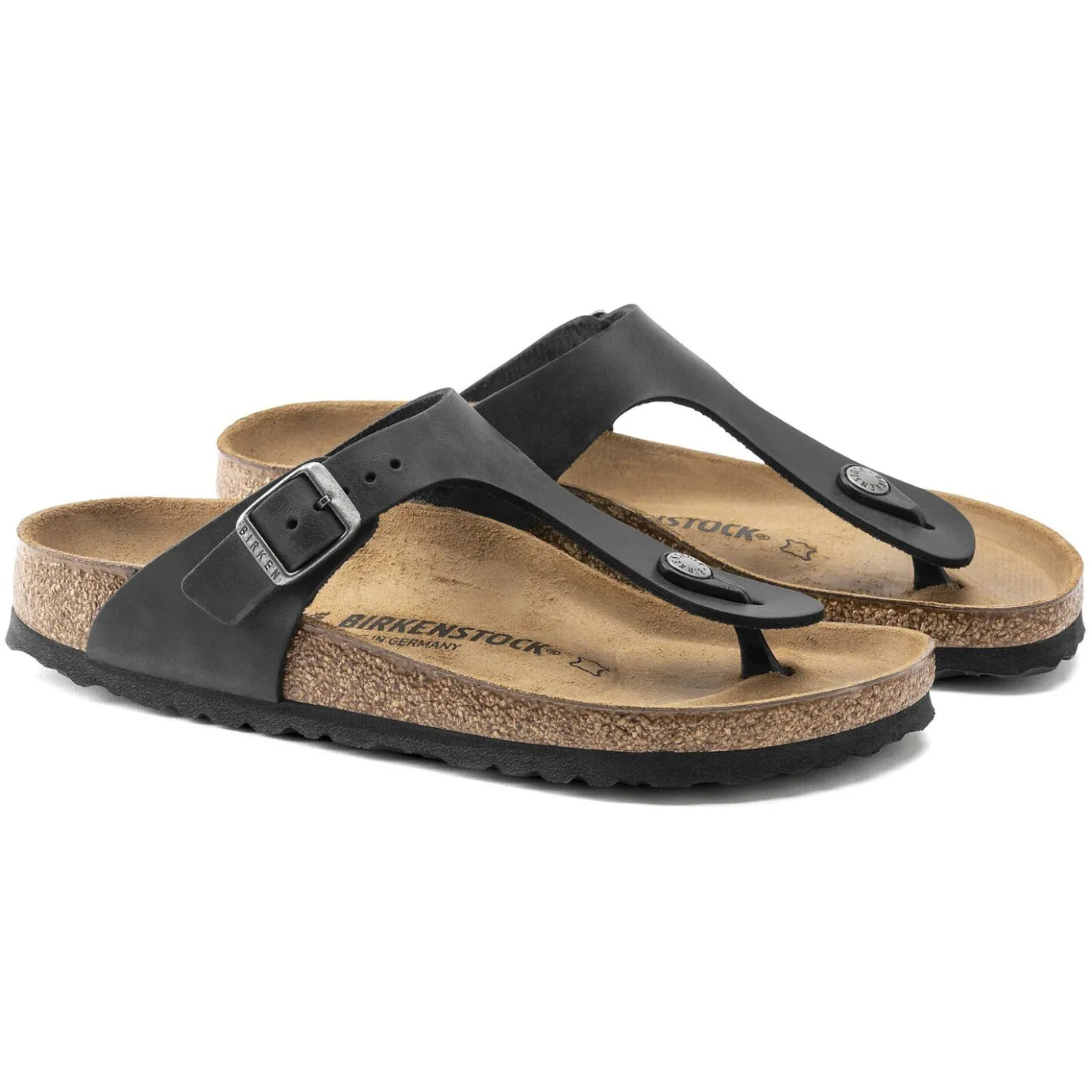 Birkenstock Thong Sandals<Gizeh Black