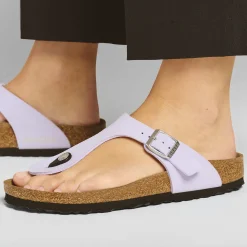 Birkenstock Thong Sandals<Gizeh Soft Birki Vegan Purple Fog