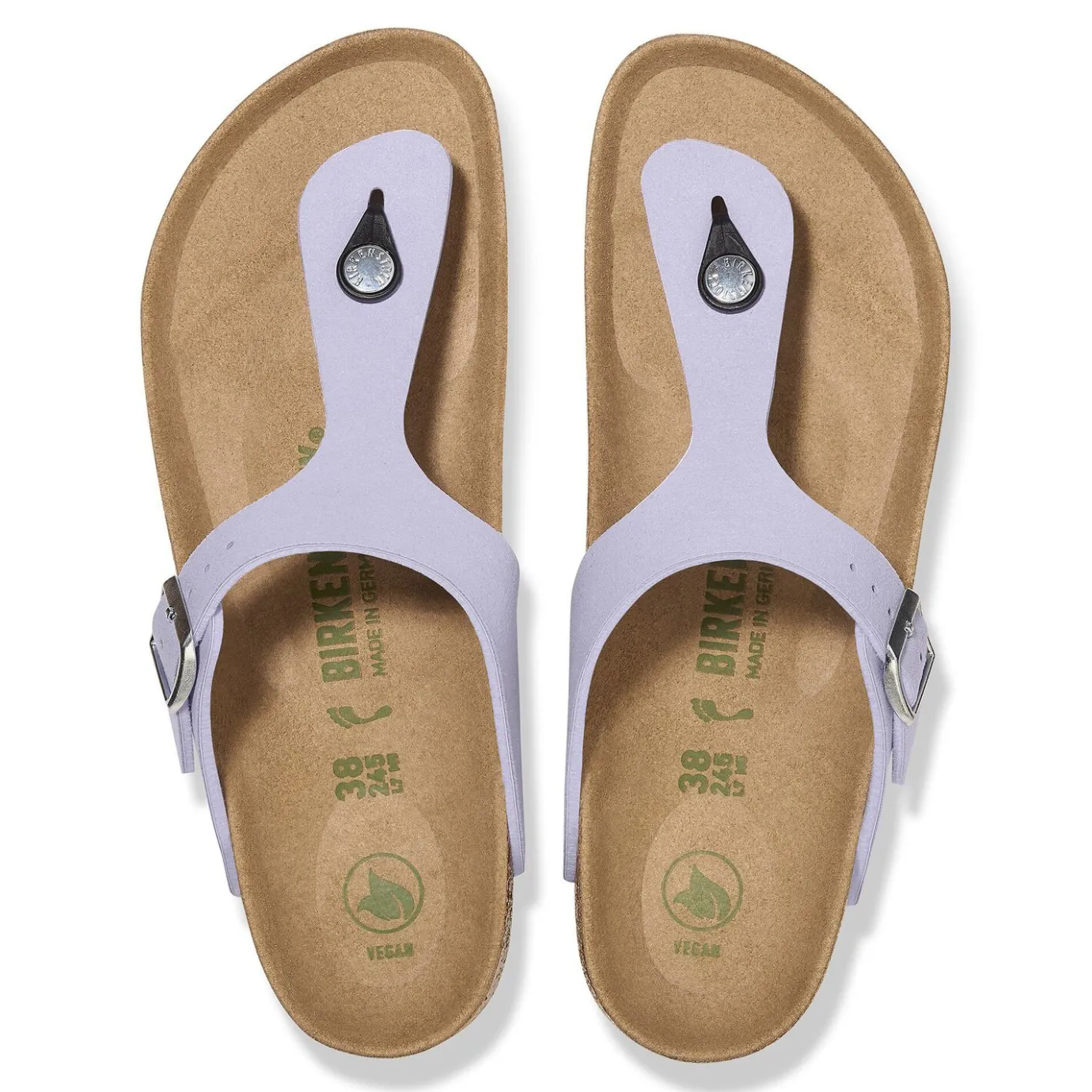 Birkenstock Thong Sandals<Gizeh Soft Birki Vegan Purple Fog