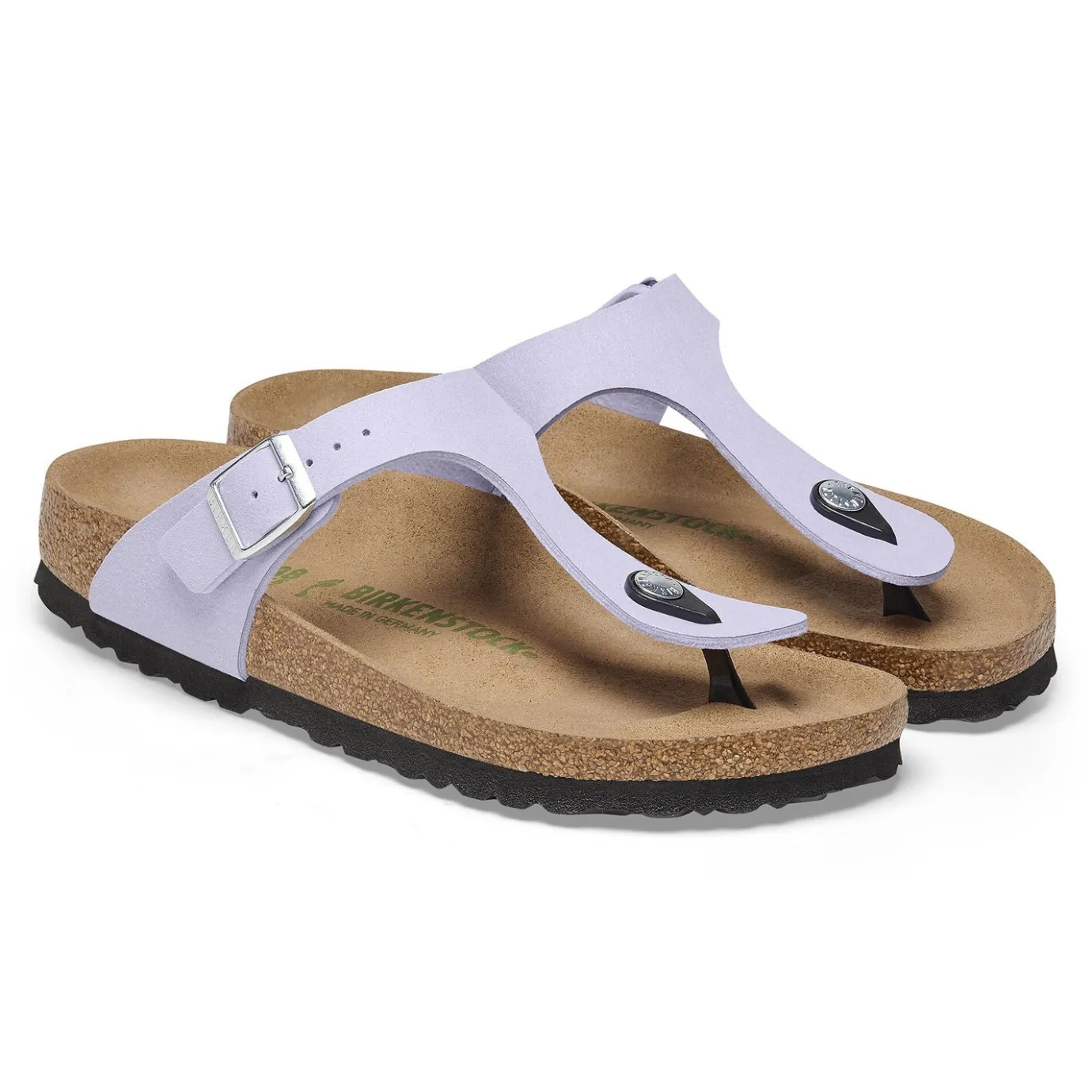 Birkenstock Thong Sandals<Gizeh Soft Birki Vegan Purple Fog