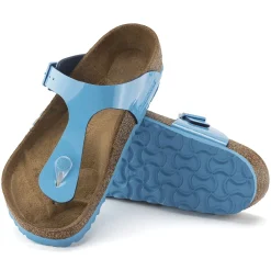 Birkenstock Thong Sandals<Gizeh Patent Sky Blue