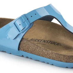 Birkenstock Thong Sandals<Gizeh Patent Sky Blue