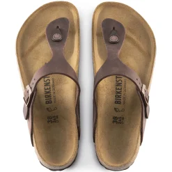 Birkenstock Thong Sandals<Gizeh Habana