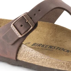 Birkenstock Thong Sandals<Gizeh Habana