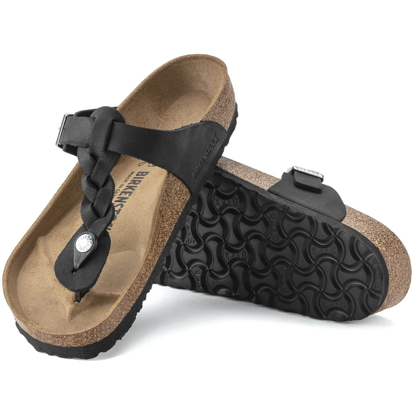 Birkenstock Thong Sandals<Gizeh Black