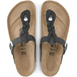 Birkenstock Thong Sandals<Gizeh Black