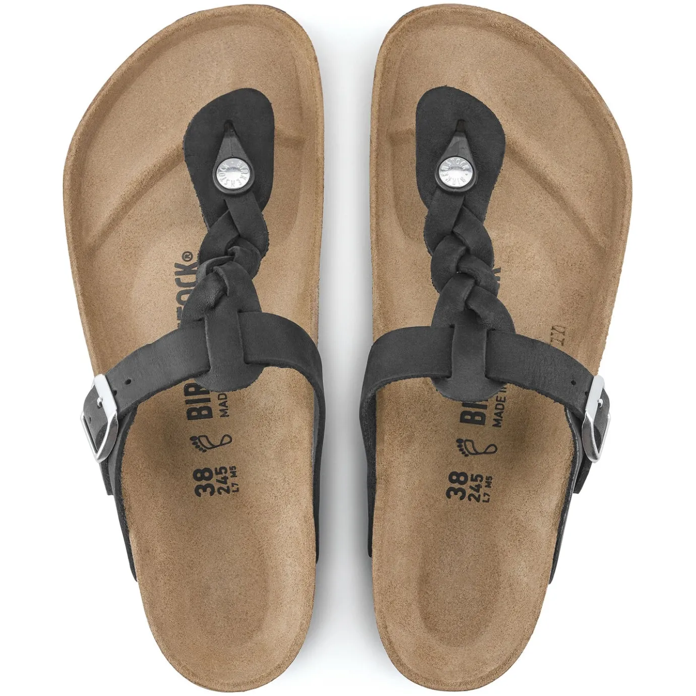 Birkenstock Thong Sandals<Gizeh Black