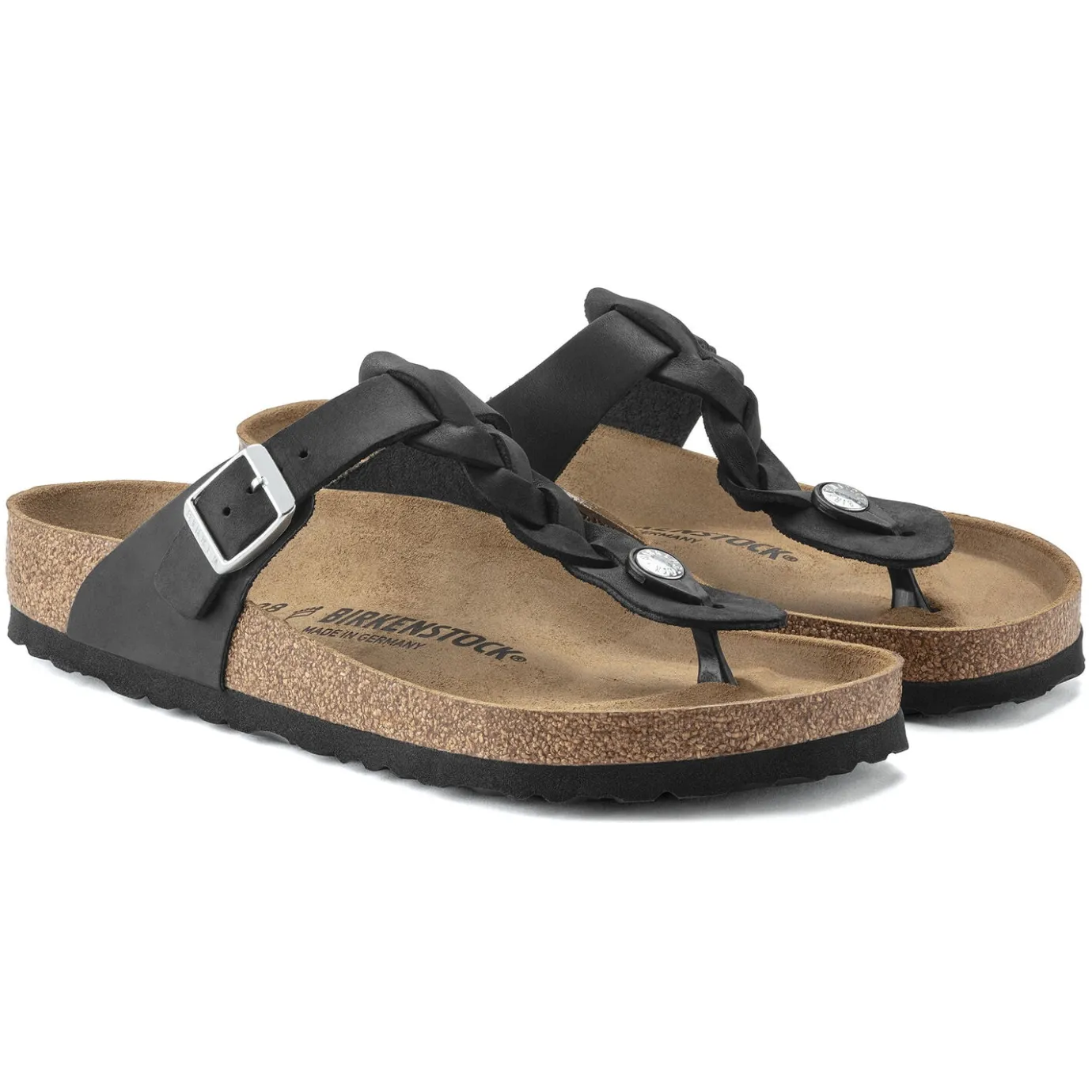 Birkenstock Thong Sandals<Gizeh Black