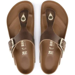 Birkenstock Thong Sandals<Gizeh Big Buckle Cognac
