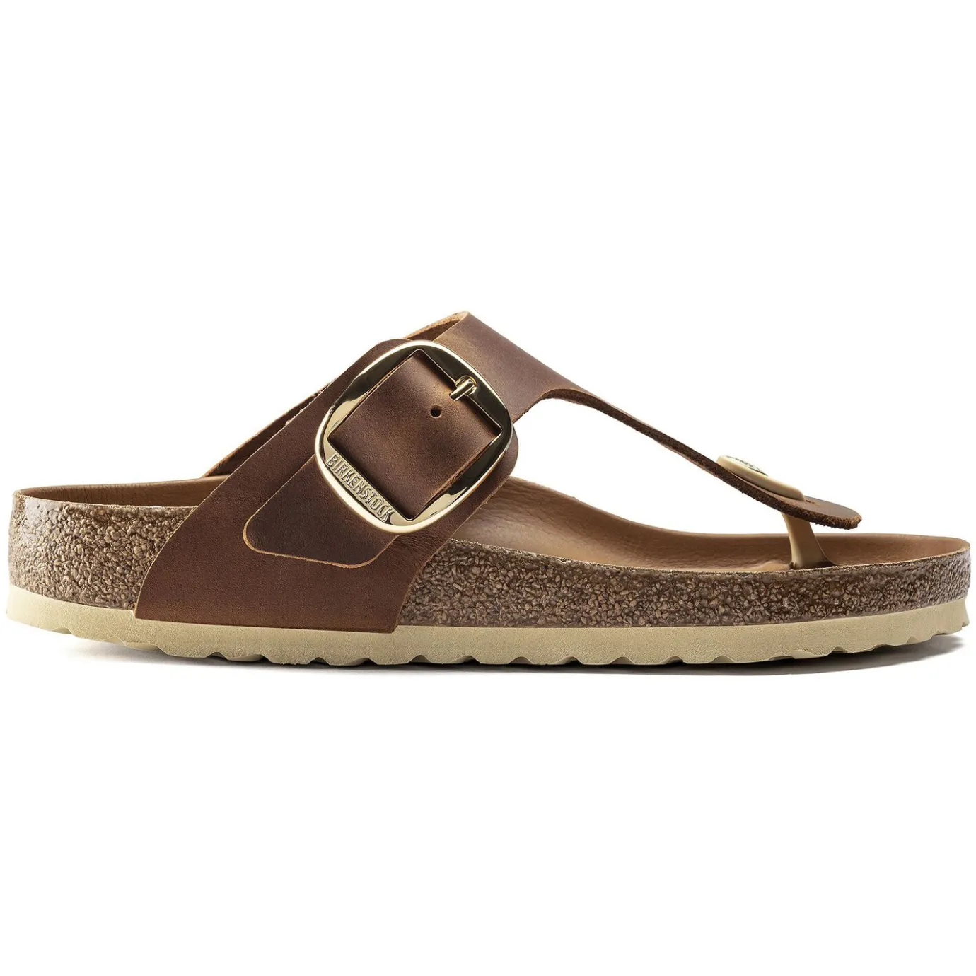 Birkenstock Thong Sandals<Gizeh Big Buckle Cognac