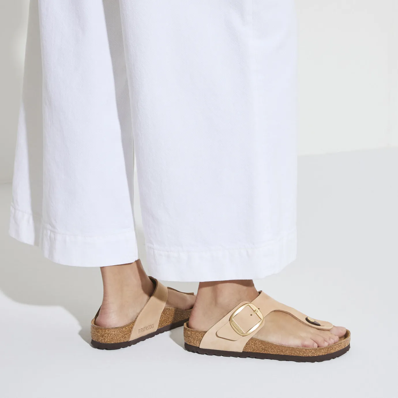 Birkenstock Thong Sandals<Gizeh Big Buckle Sandcastle