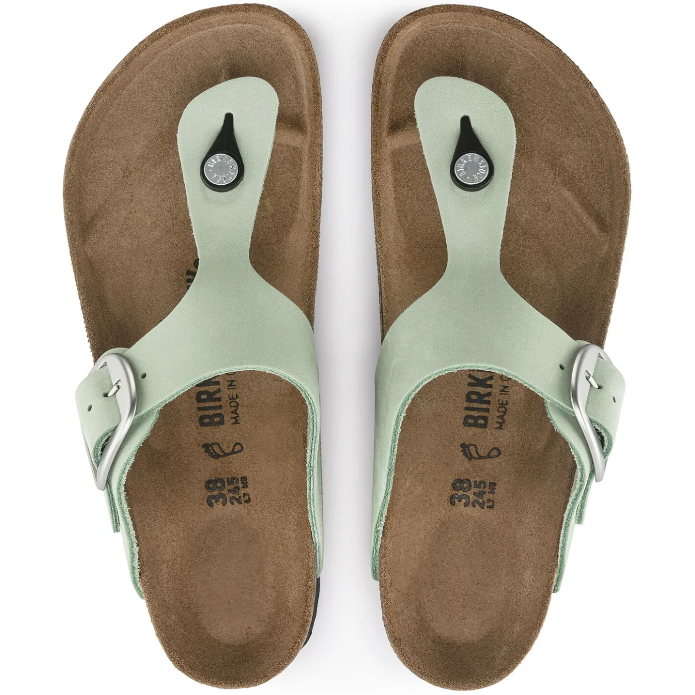 Birkenstock Thong Sandals<Gizeh Big Buckle Matcha