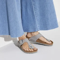 Birkenstock Thong Sandals<Gizeh Big Buckle Dove Gray
