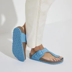 Birkenstock Thong Sandals<Gizeh Big Buckle High Shine Sky Blue