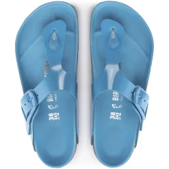 Birkenstock Thong Sandals<Gizeh Big Buckle High Shine Sky Blue