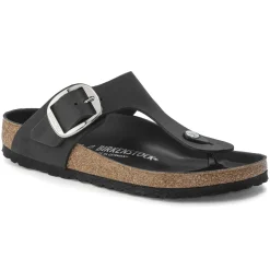 Birkenstock Thong Sandals<Gizeh Big Buckle Black