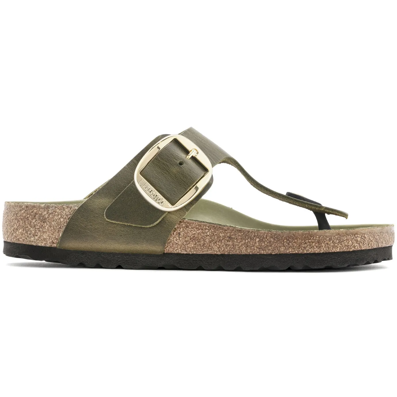 Birkenstock Thong Sandals<Gizeh Big Buckle Olive Green