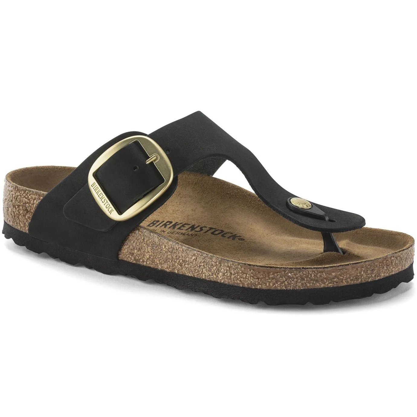 Birkenstock Thong Sandals<Gizeh Big Buckle Black