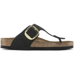 Birkenstock Thong Sandals<Gizeh Big Buckle Black