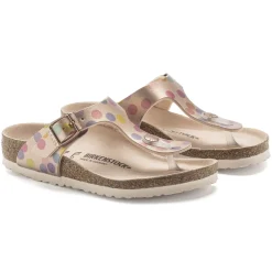 Birkenstock Thong Sandals<Gizeh Kids Bs Electric Metallic Dots Copper