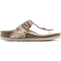 Birkenstock Thong Sandals<Gizeh Kids Bs Electric Metallic Dots Copper