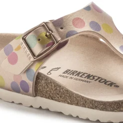 Birkenstock Thong Sandals<Gizeh Kids Bs Electric Metallic Dots Copper