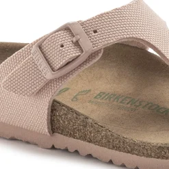 Birkenstock Thong Sandals<Gizeh Kids Rivet Logo Soft Pink