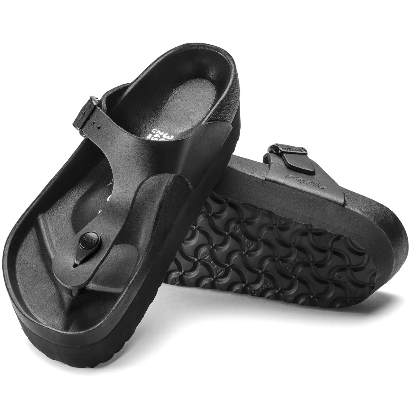 Birkenstock Thong Sandals<Gizeh Platform Black