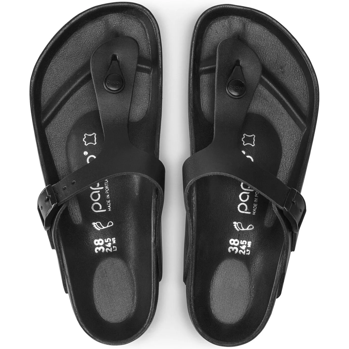 Birkenstock Thong Sandals<Gizeh Platform Black