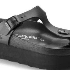 Birkenstock Thong Sandals<Gizeh Platform Black