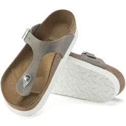 Birkenstock Thong Sandals<Gizeh Platform Dove Gray