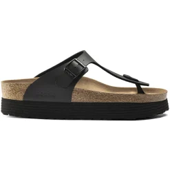 Birkenstock Thong Sandals<Gizeh Platform Vegan Black