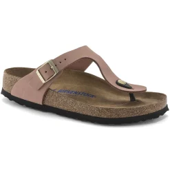 Birkenstock Thong Sandals<Gizeh Soft Footbed Old Rose
