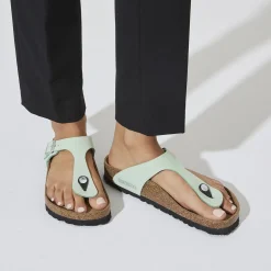 Birkenstock Thong Sandals<Gizeh Soft Footbed Matcha