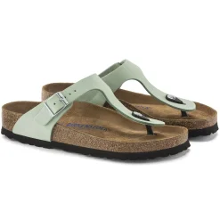 Birkenstock Thong Sandals<Gizeh Soft Footbed Matcha