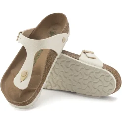 Birkenstock Thong Sandals<Gizeh Vegan Canvas Eggshell