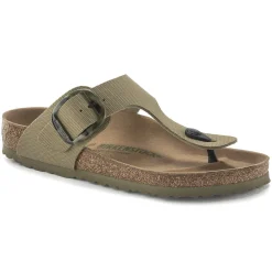 Birkenstock Thong Sandals<Gizeh Vegan Big Buckle Faded Khaki