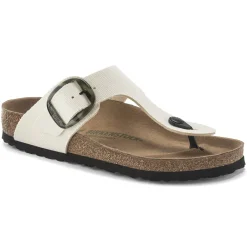 Birkenstock Thong Sandals<Gizeh Vegan Big Buckle Eggshell