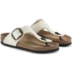 Birkenstock Thong Sandals<Gizeh Vegan Big Buckle Eggshell