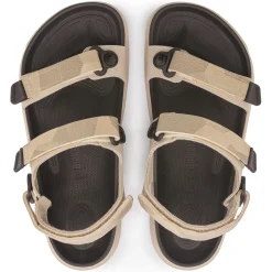 Birkenstock Ankle-Strap Sandals<Kalahari Women Futura Geometric Camo Beige