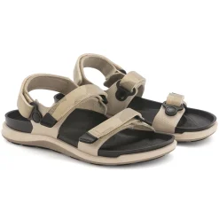 Birkenstock Ankle-Strap Sandals<Kalahari Women Futura Geometric Camo Beige