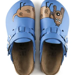Birkenstock Clogs<Kay Sl Dog Blue Background