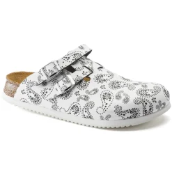 Birkenstock Clogs<Kay Sl Paisley Black/White