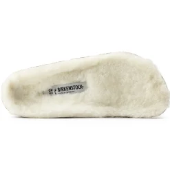 Birkenstock Slippers<Kids Shearling Footbed Zermatt Sandshell/Creme